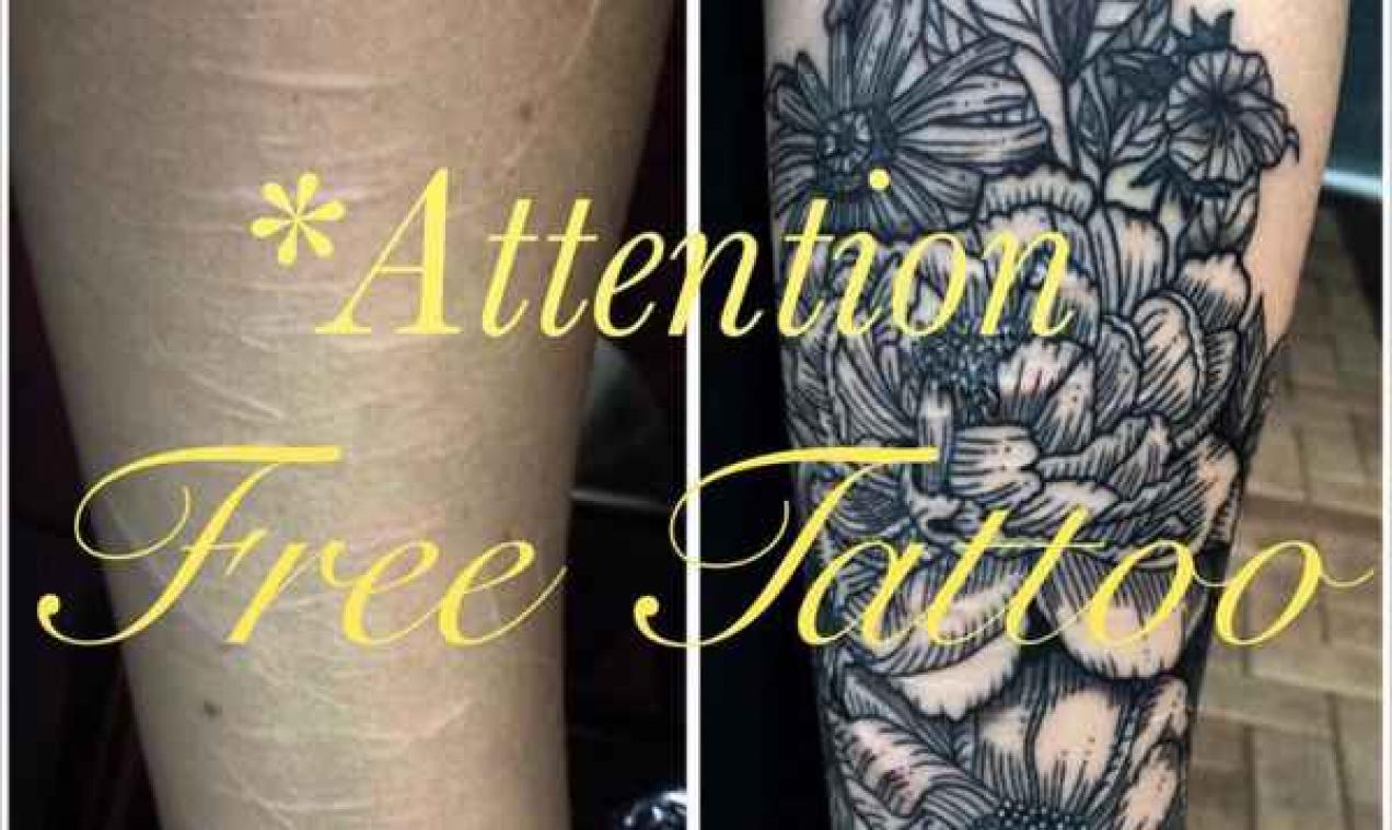 Australische vrouw biedt gratis tatoeages om littekens te verbergen