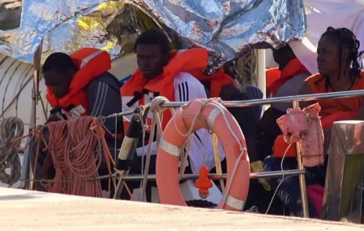 Europees akkoord om 131 migranten van Gregoretti op te vangen