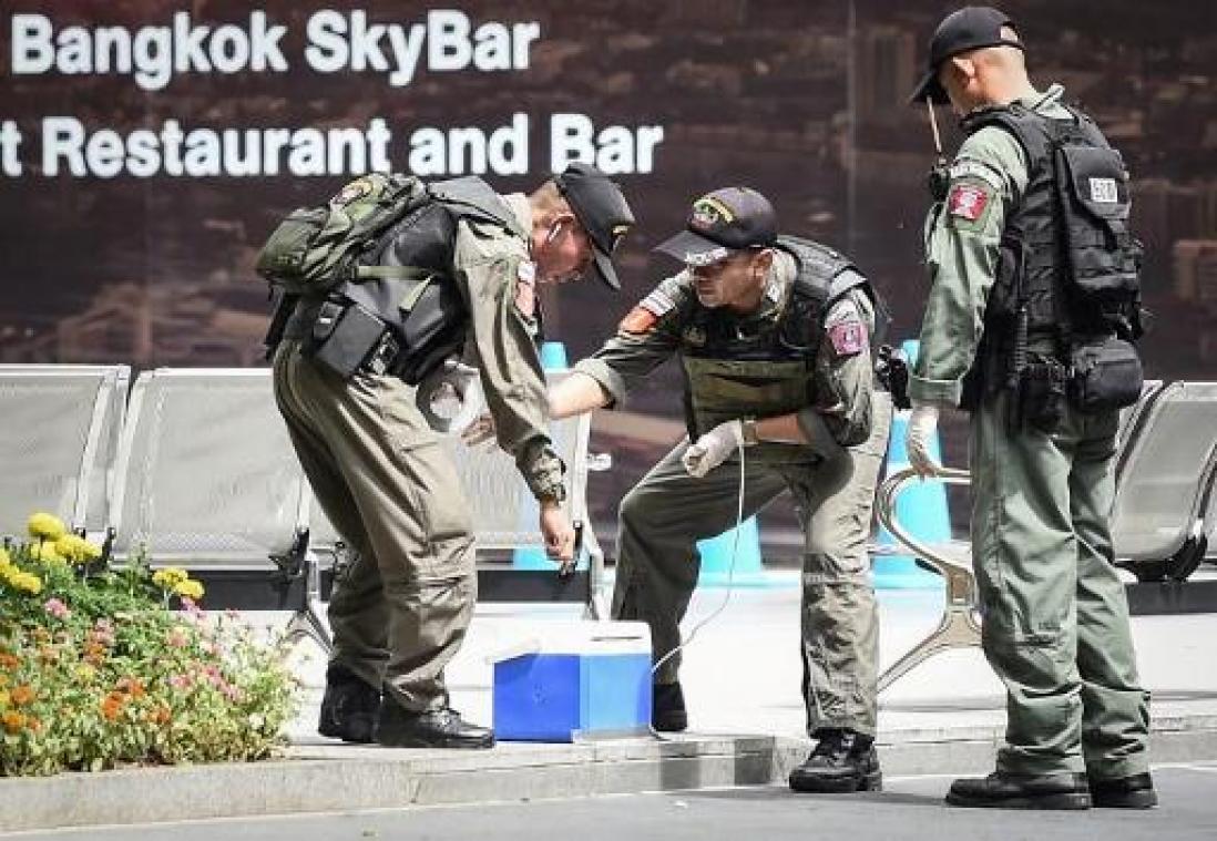 Minstens zes explosies, drie gewonden in Bangkok