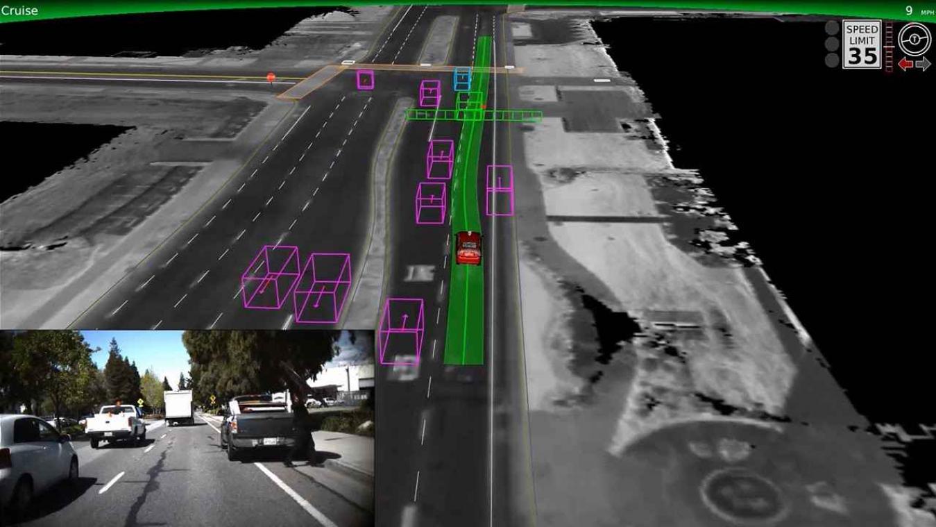 Dit is hoe de auto van Google zichzelf bestuurt