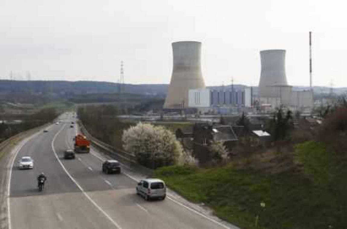 Vakbondsactie aan kerncentrale Tihange duurt voort