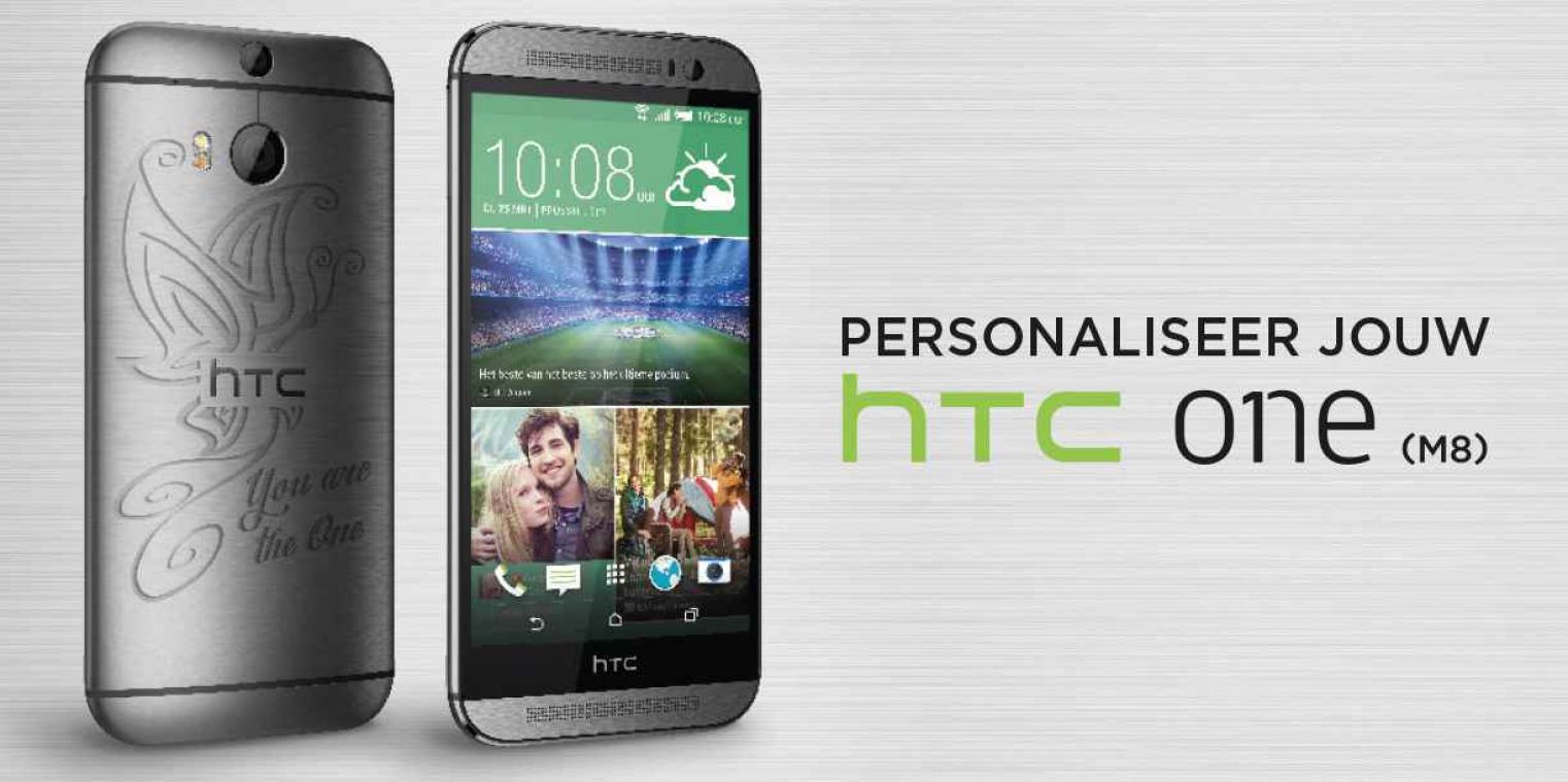 Maak kans op een volledig gepersonaliseerde HTC One (M8)