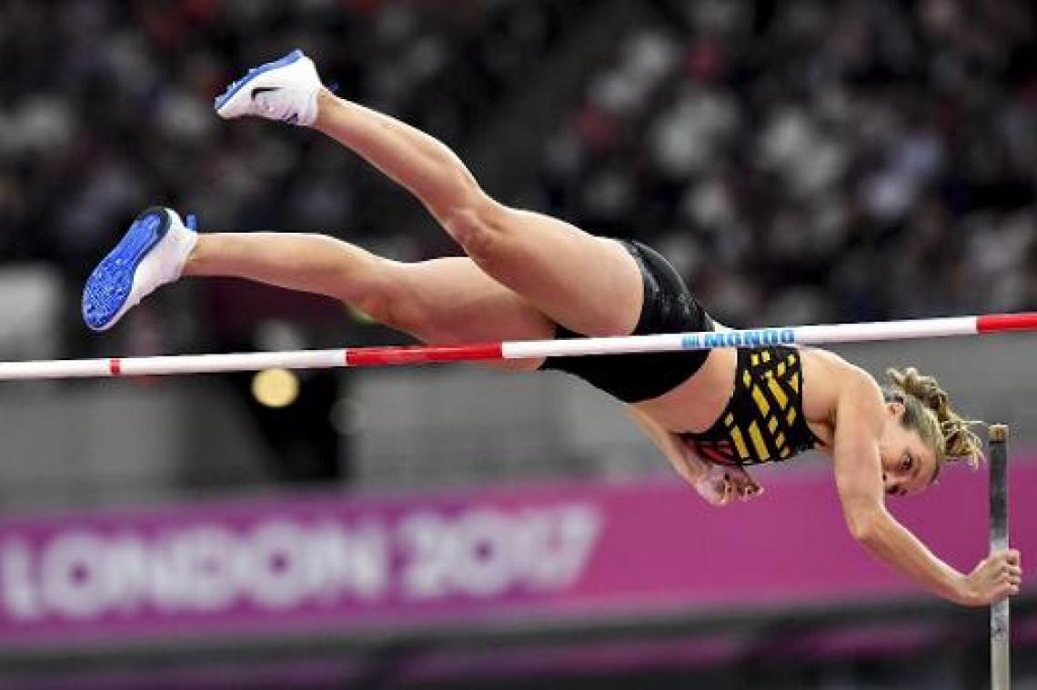 Fanny Smets evenaart eigen Belgisch record polsstokspringen