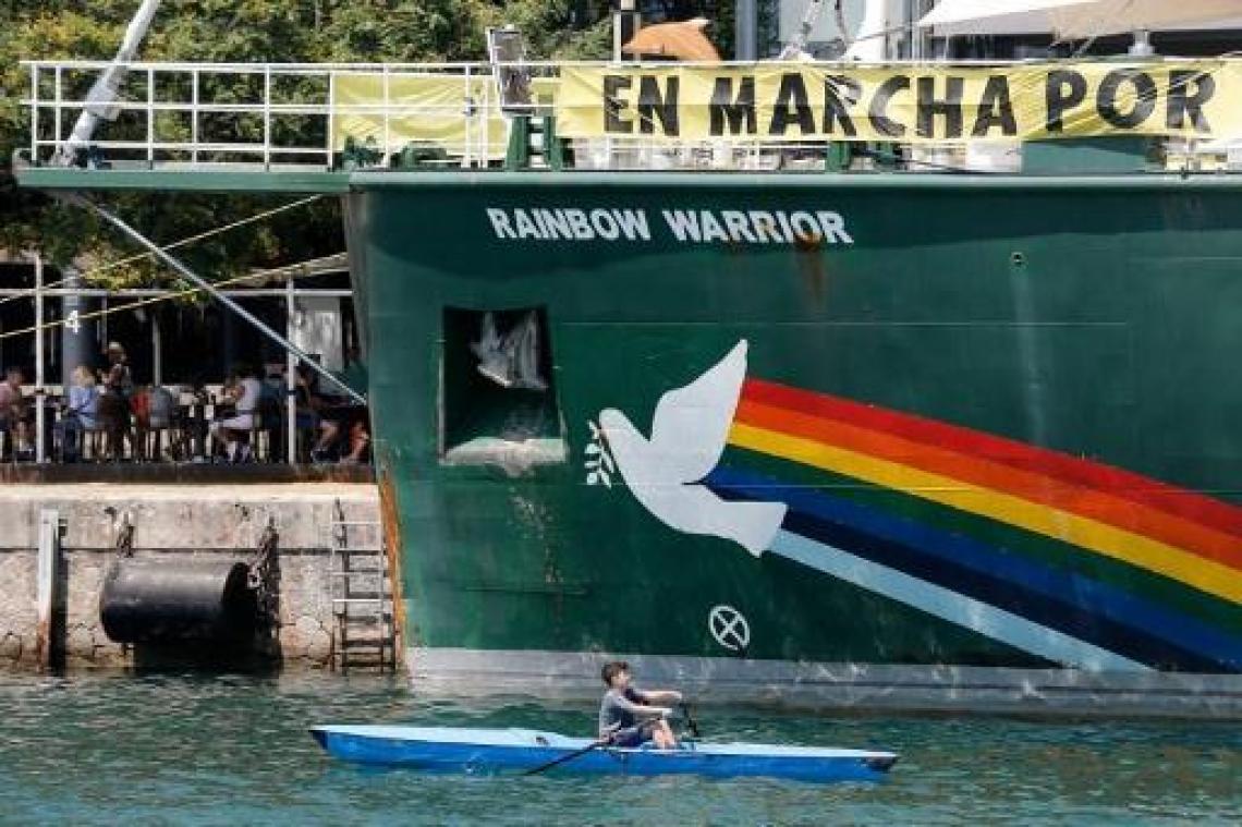Greenpeace-schip "Rainbow Warrior" komt naar België