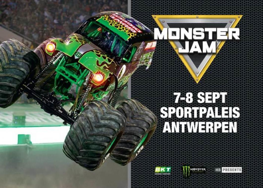 Win tickets voor MONSTER JAM® in het Sportpaleis!