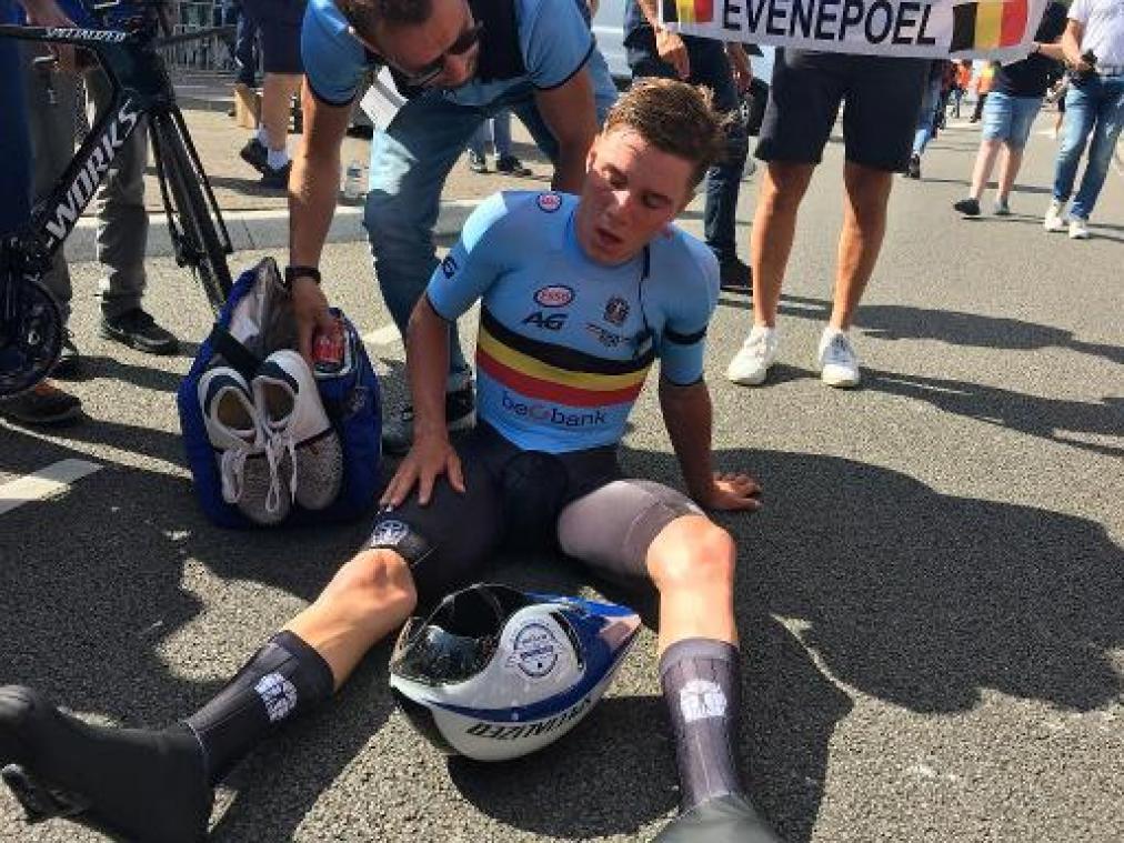 Remco Evenepoel volgt Victor Campenaerts op als Europees kampioen tijdrijden