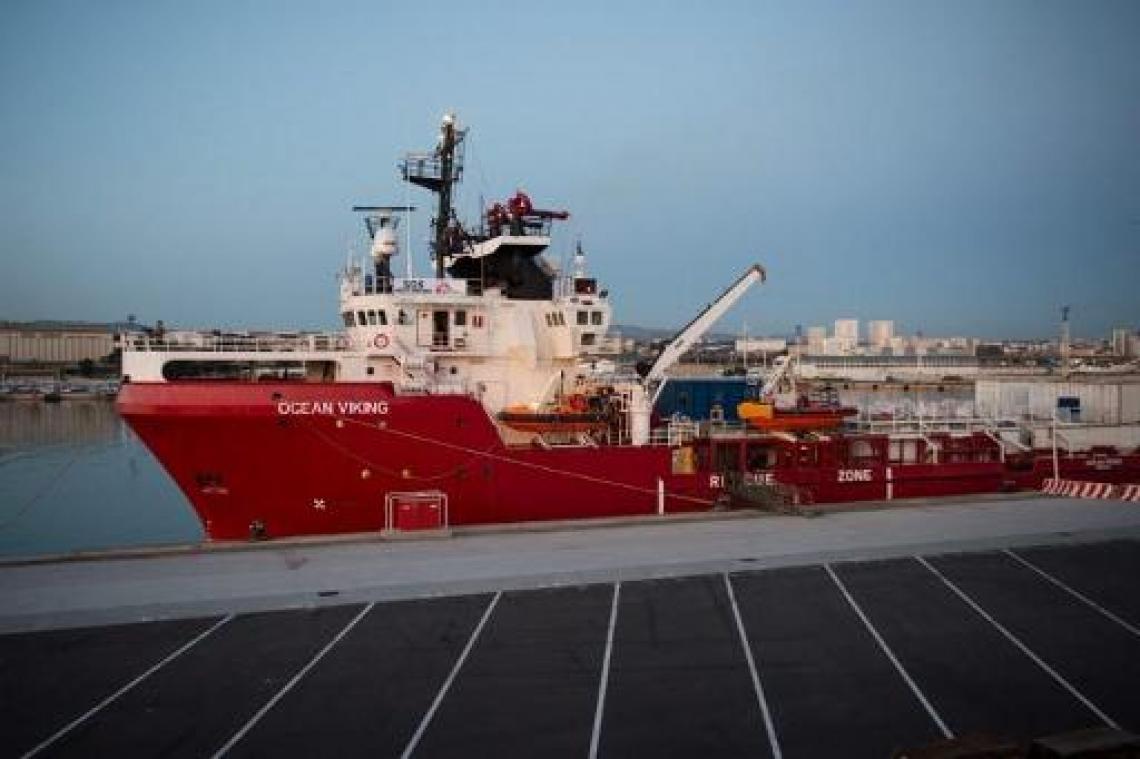 Ocean Viking redt eerste migranten op Middellandse Zee