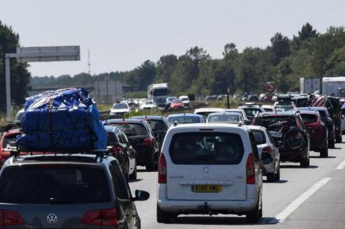 Op piekmoment 720 kilometer file in Frankrijk