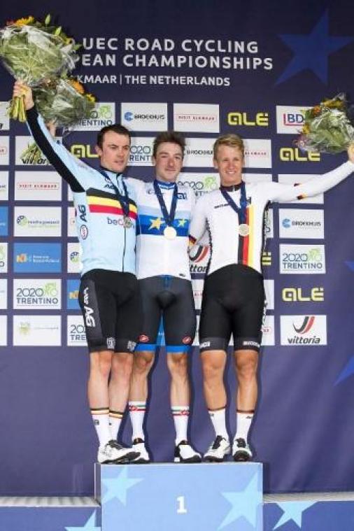Yves Lampaert hoopte even op goud op EK wielrennen: "Ik dacht dat ik weg was"