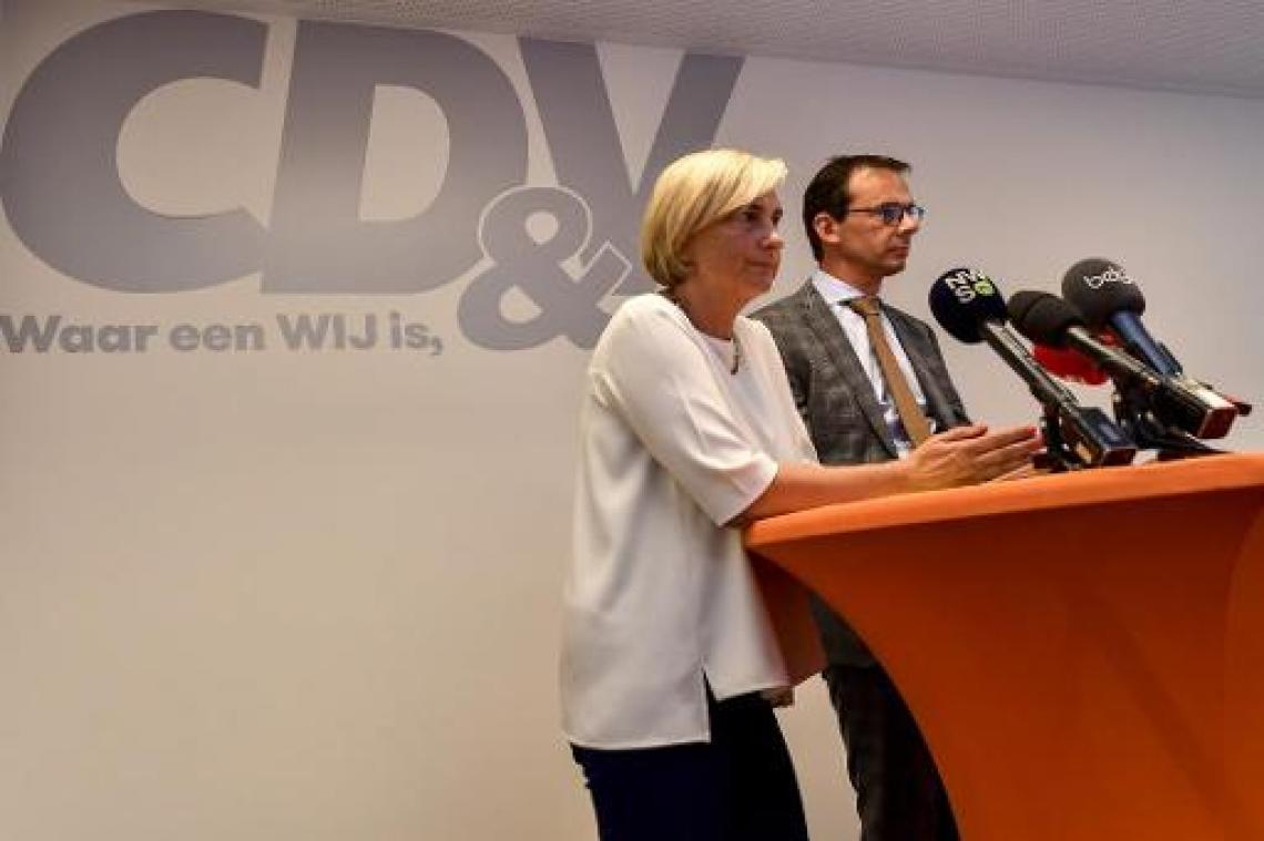 Ook CD&V zet licht op groen voor Vlaamse formatiegesprekken