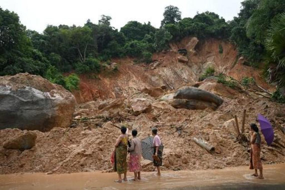 Dodentol bij aardverschuiving Myanmar loopt verder op tot 61