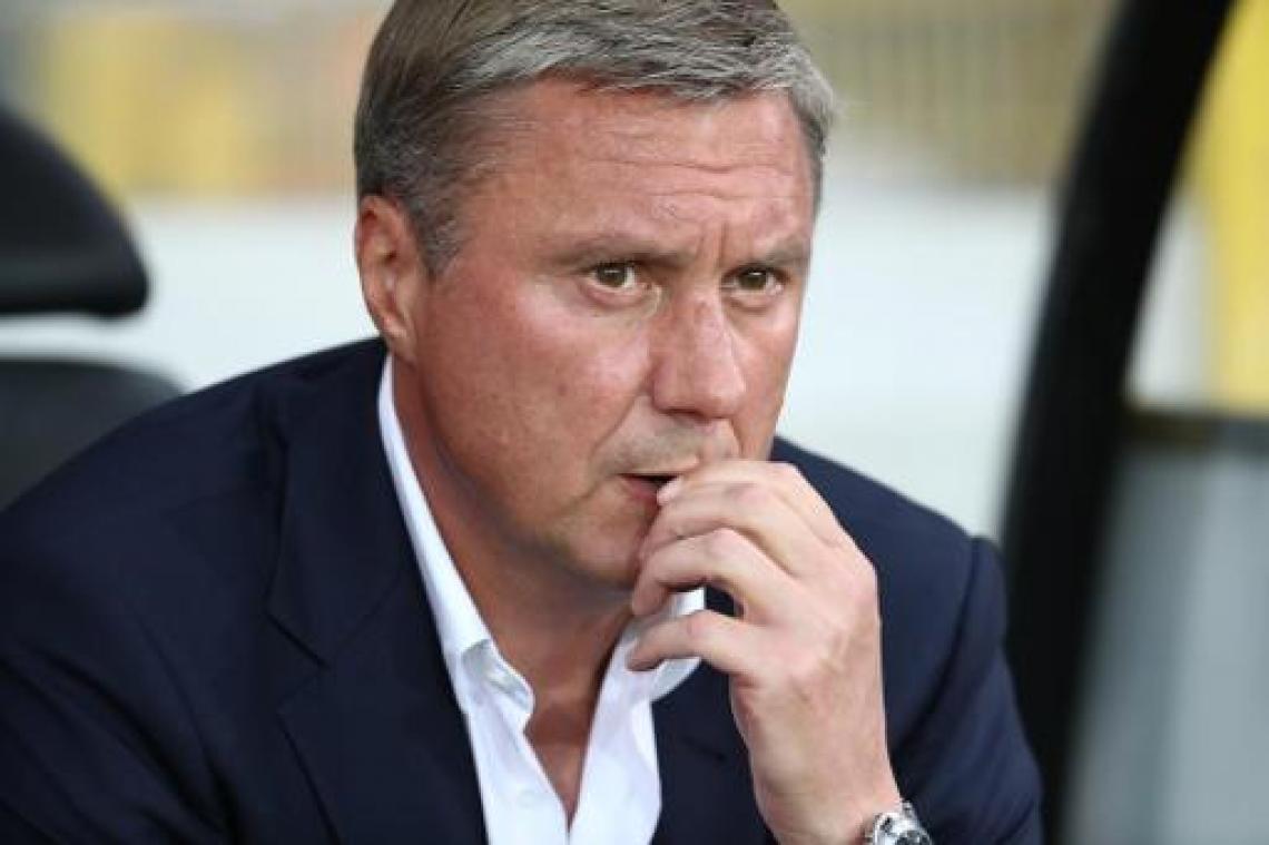 Nederlaag tegen Club Brugge kost Dinamo Kiev-coach Aleksandr Khatskevich de kop