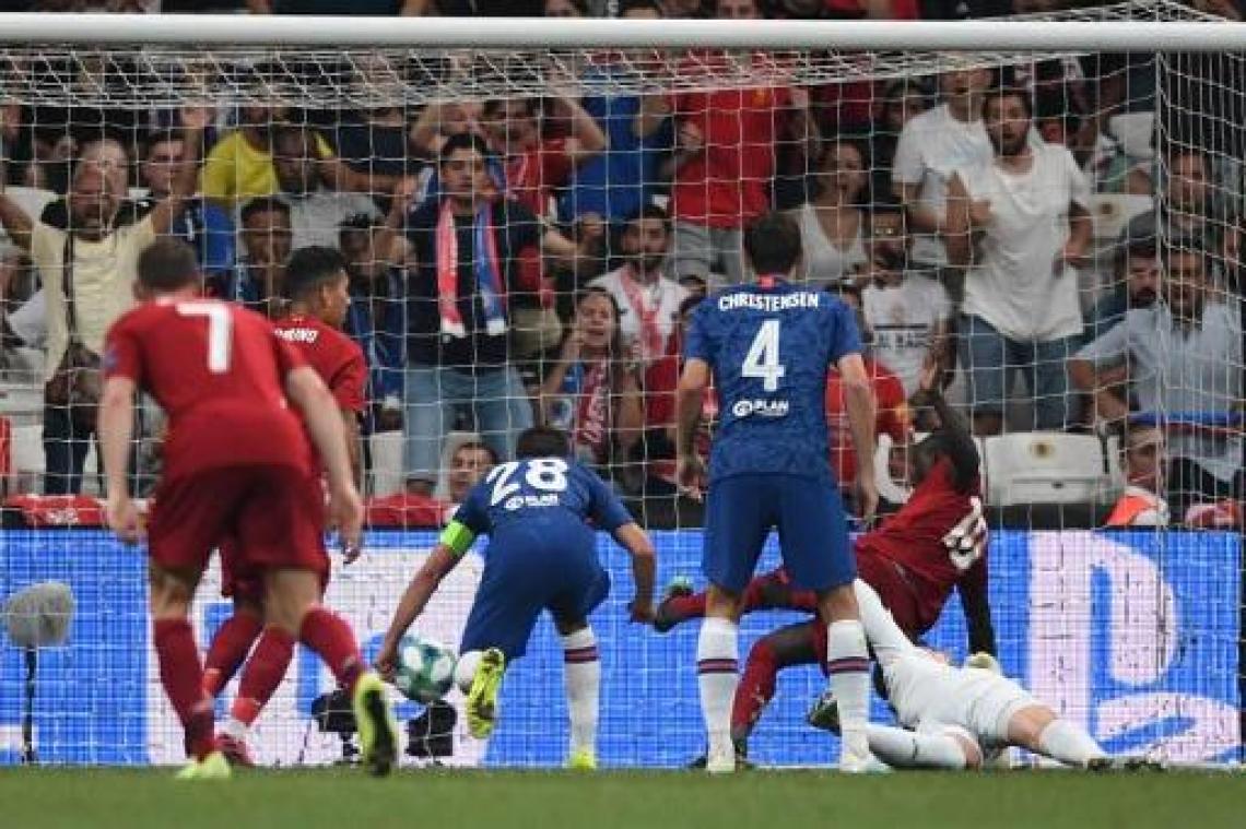 Europese Supercup - Verlengingen in duel tussen Liverpool en Chelsea: 1-1 na negentig minuten