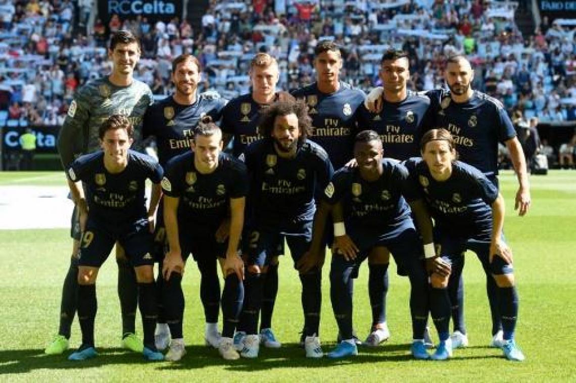 Belgen in het buitenland - Real Madrid geraakt zonder Hazard met tien spelers voorbij Celta