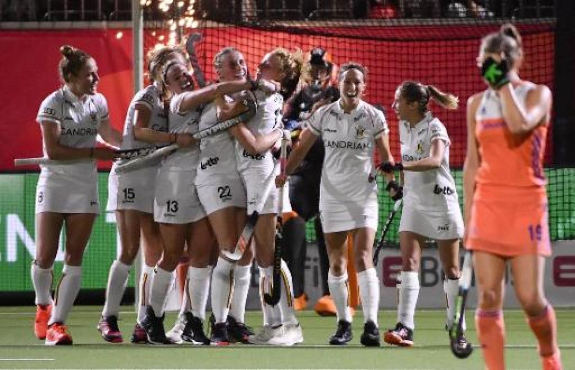 EK hockey (v) - Red Panthers stunten en pakken punt tegen Nederland