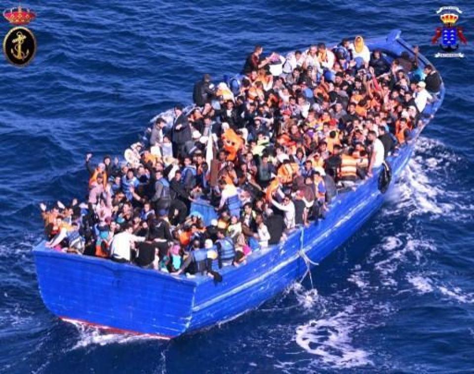 Italiaanse autoriteiten redden 57 migranten ter hoogte van Lampedusa