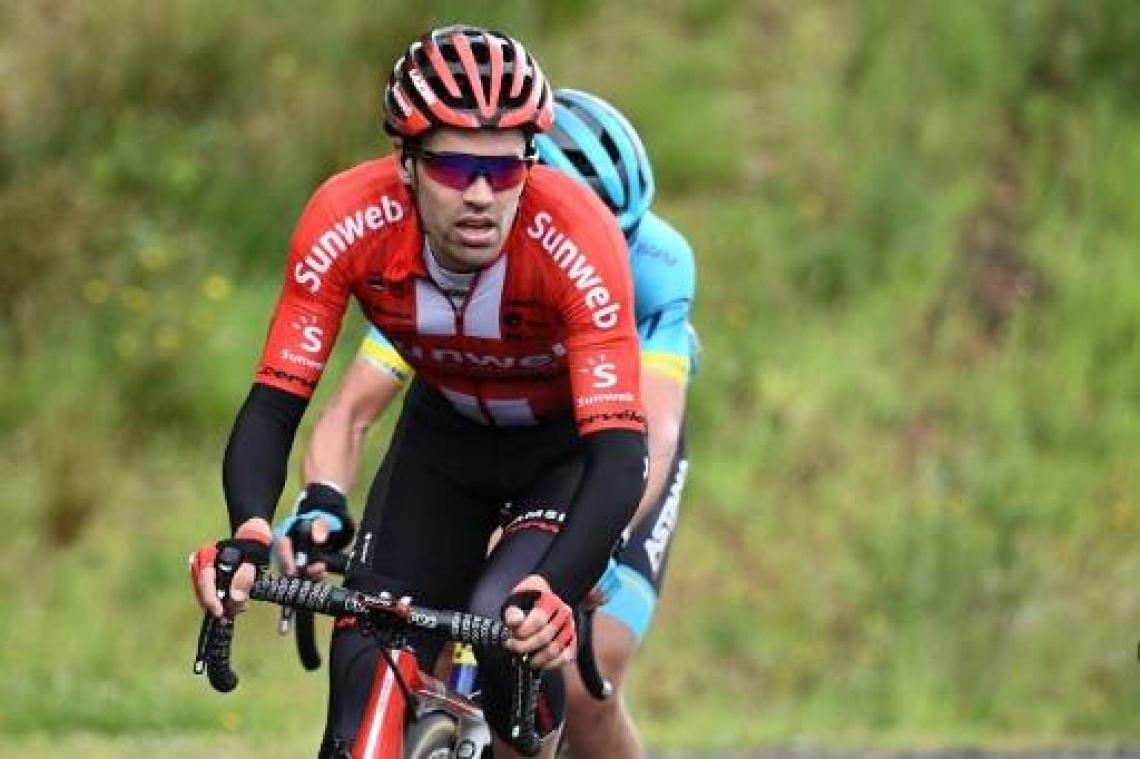 Sunweb kondigt vertrek van Tom Dumoulin aan