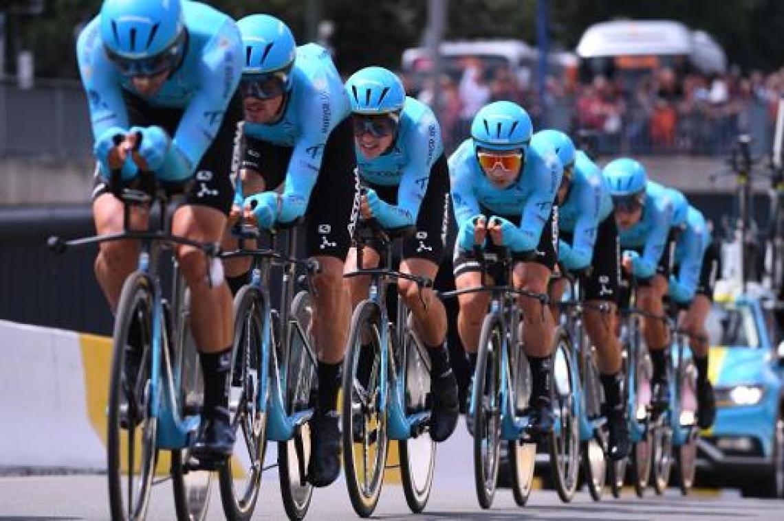 Astana oogt ijzersterk voor de start