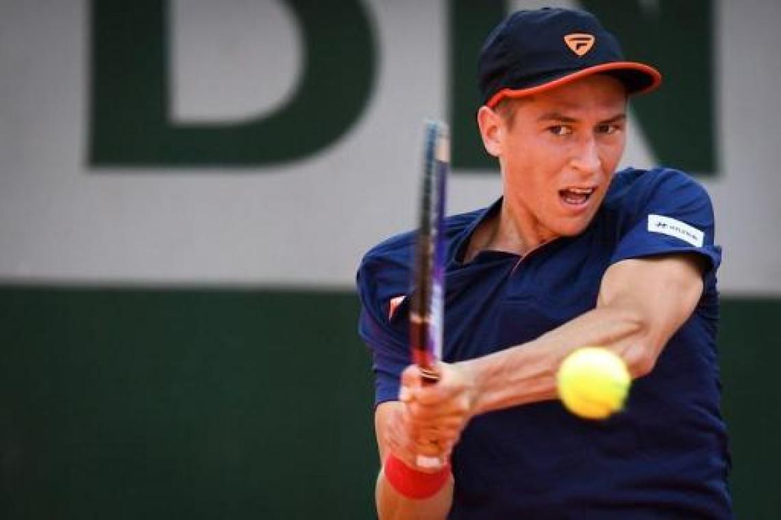 US Open - Kimmer Coppejans stoot door naar tweede kwalificatieronde