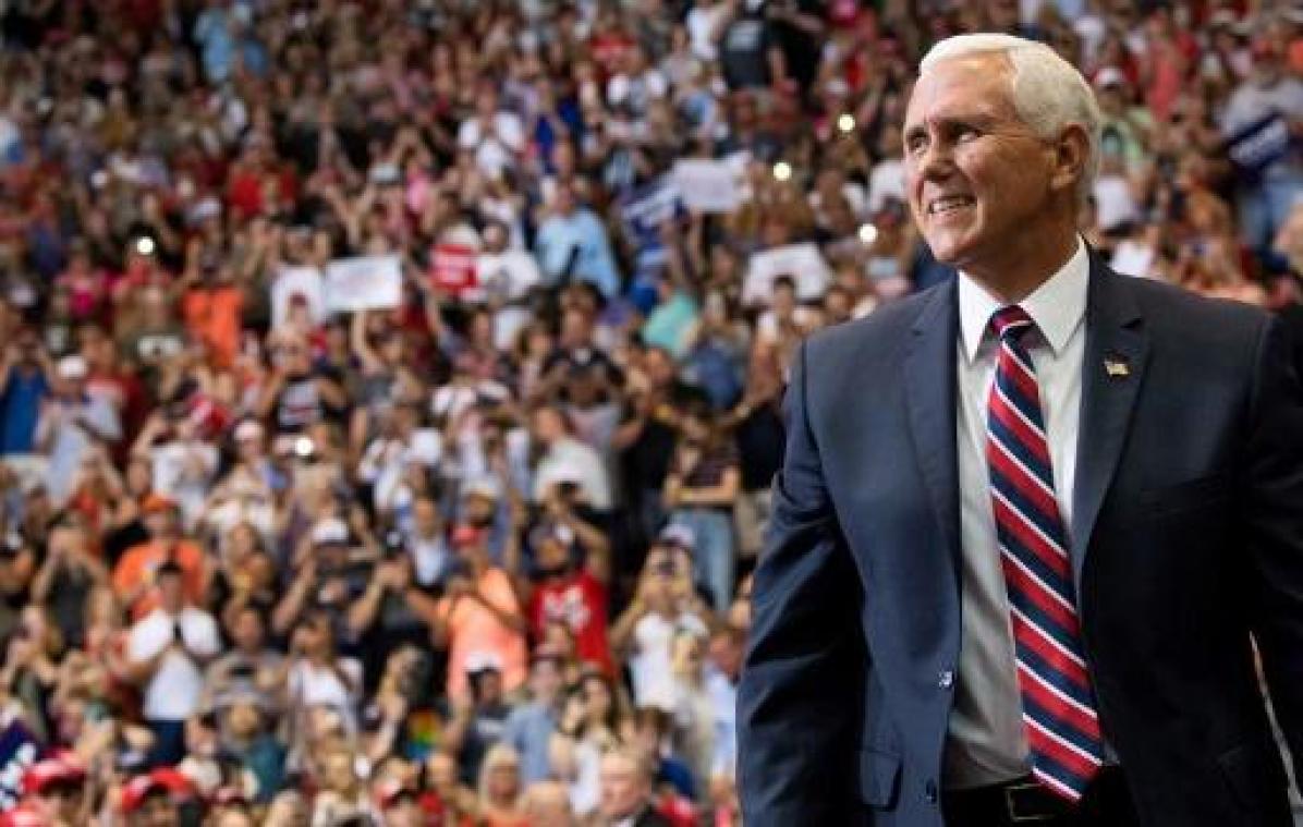 Trump kiest opnieuw voor vicepresident Mike Pence als "running mate"