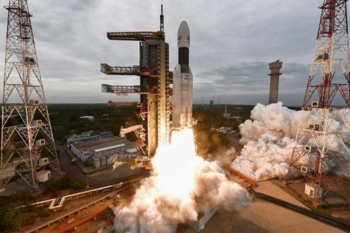 Indiase sonde Chandrayaan-2 in baan rond de maan