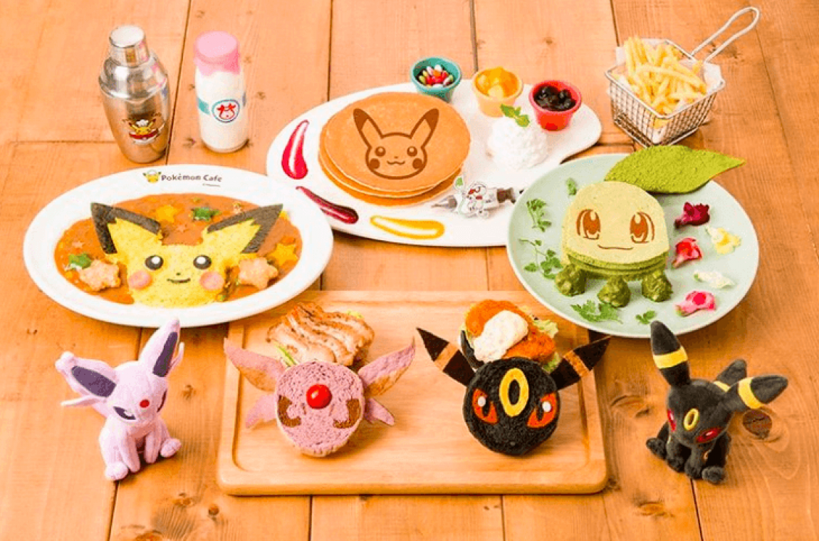 IN BEELD. In dit restaurant eet je Pikachu en zijn vriendjes op
