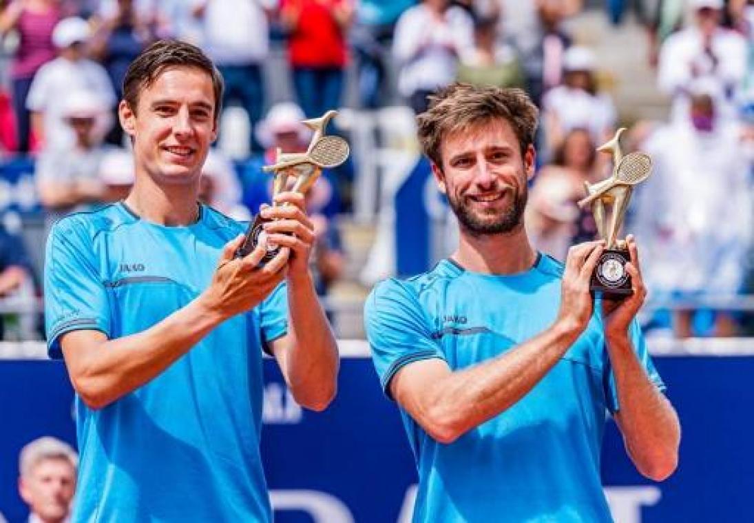 Sander Gille en Joran Vliegen dubbelen verder op ATP Winston-Salem