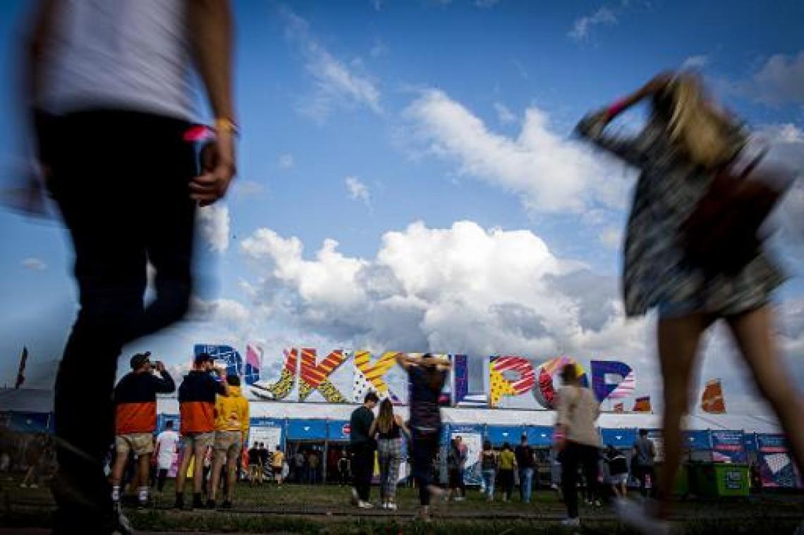 Politie betrapte 160 personen met drugs op Pukkelpop