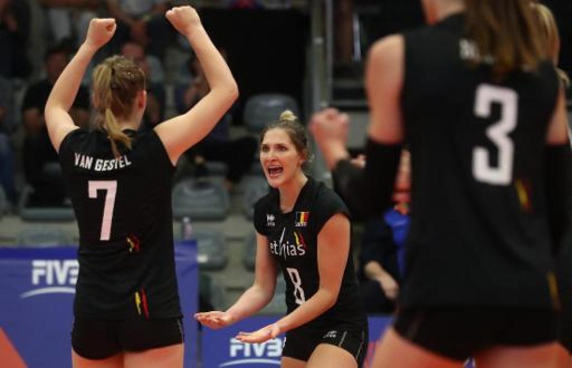 EK volley (v) - Yellow Tigers blijven foutloos op EK