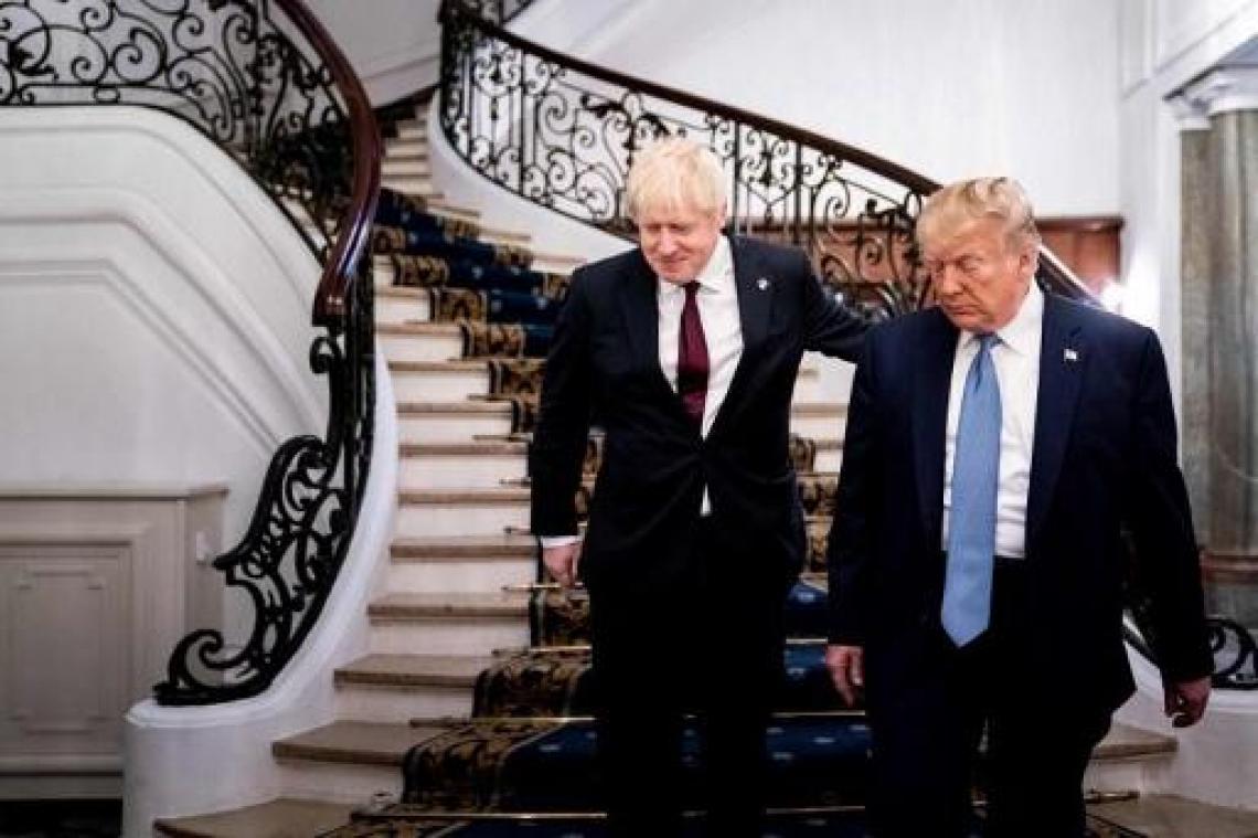 Boris Johnson benadrukt belang van "handelsvrede" bij Trump