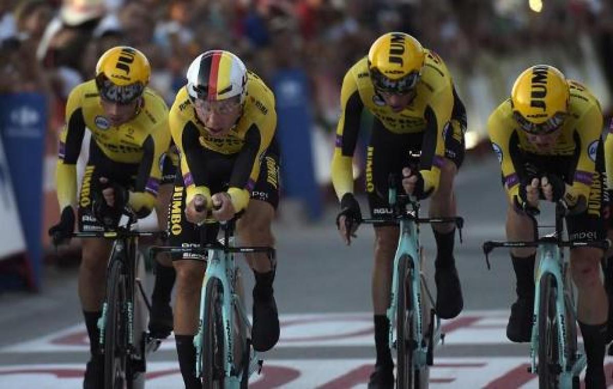Vuelta - Kapot kinderbadje verpest tijdrit Jumbo-Visma
