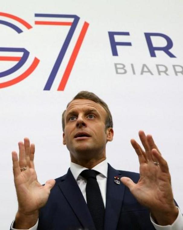 G7-top Biarritz - G7 wil landen in Amazonegebied "zo snel mogelijk" bijstaan