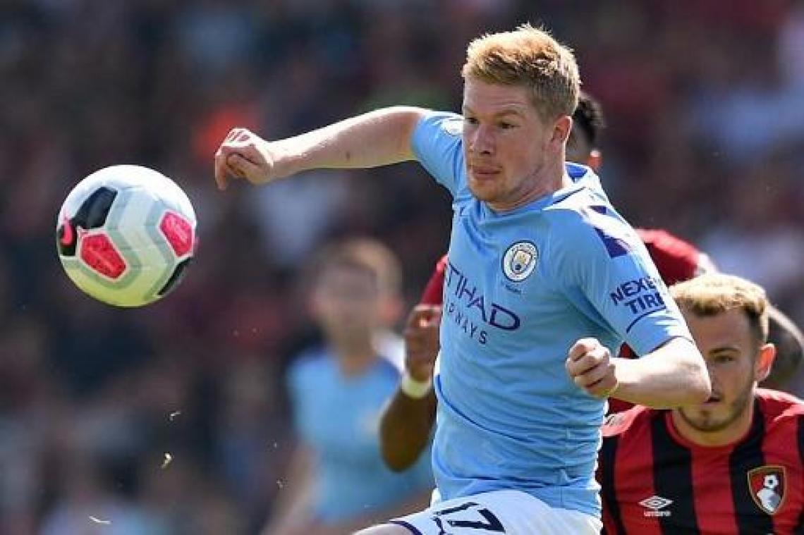 Vijftigste assist van De Bruyne helpt City aan vlotte zege in Bournemouth