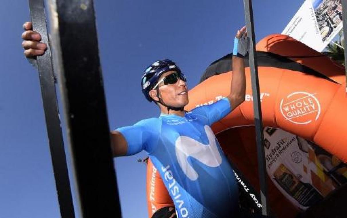 Quintana is sprinters te snel af in Calpe, Roche nieuwe leider