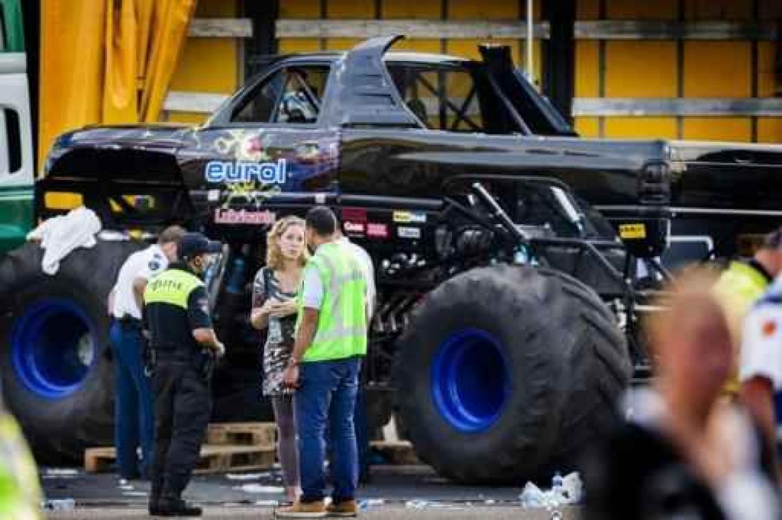 Vijftien maanden cel voor Nederlandse chauffeur die met monstertruck op publiek inreed