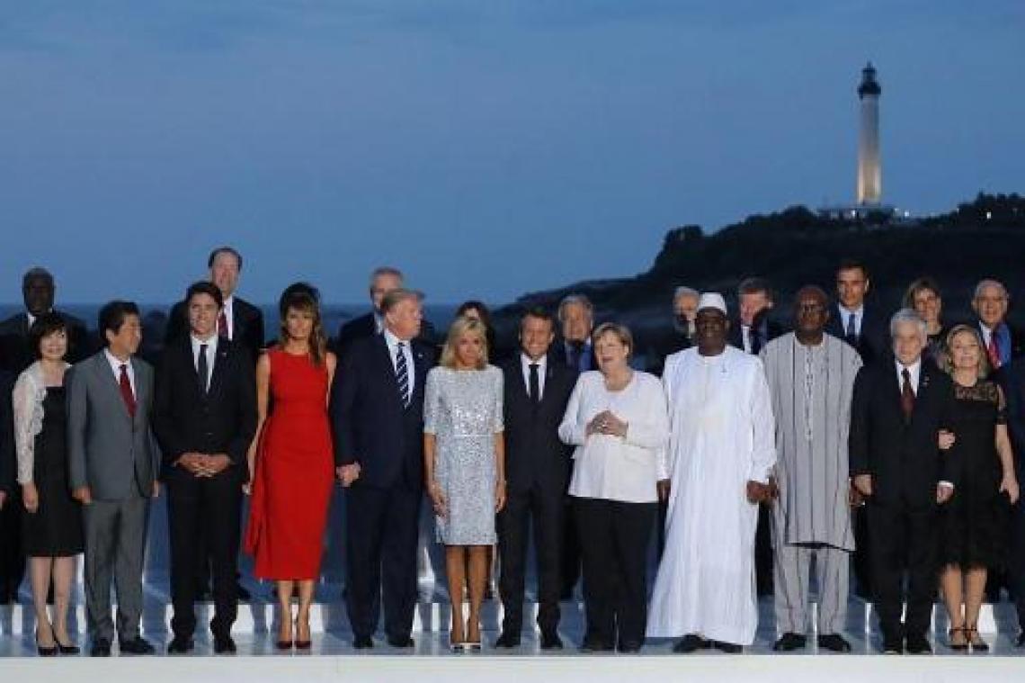 G7-top Biarritz - Top wordt afgesloten met gesprekken over klimaat en digitale economie