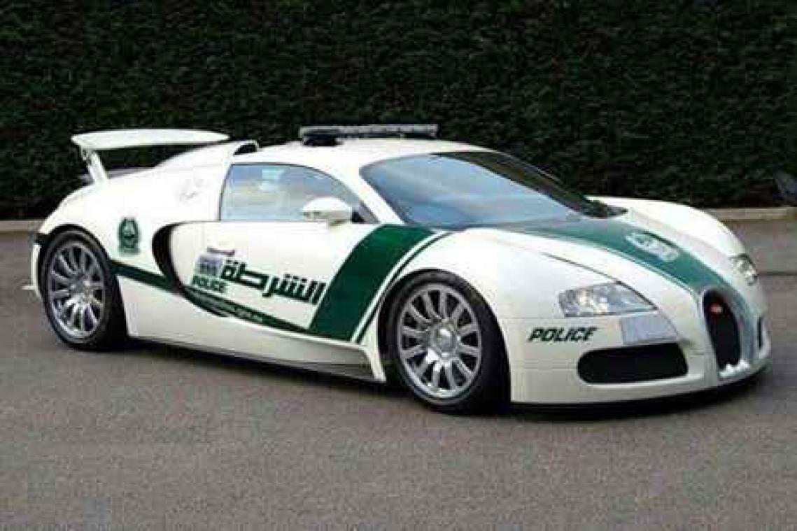 De politie van Dubai kan rondrijden met de meest exclusieve sportwagens