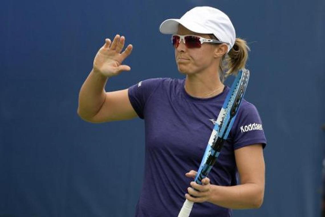 Kirsten Flipkens tegen Wang Xiyu na forfait Tsurenko