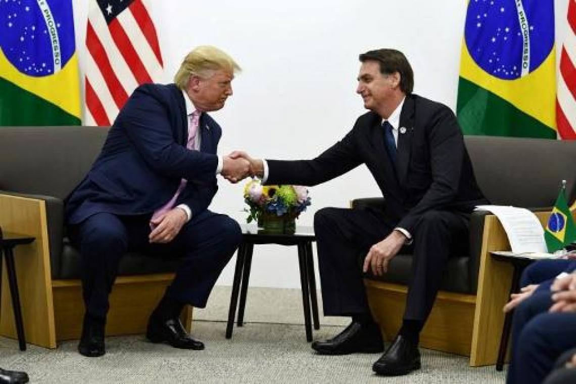 Trump spreekt steun uit voor Bolsonaro