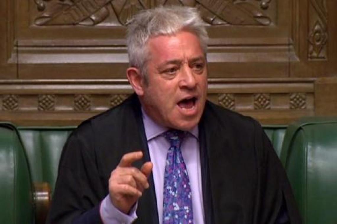 Verdaging van het Britse parlement in een notendop