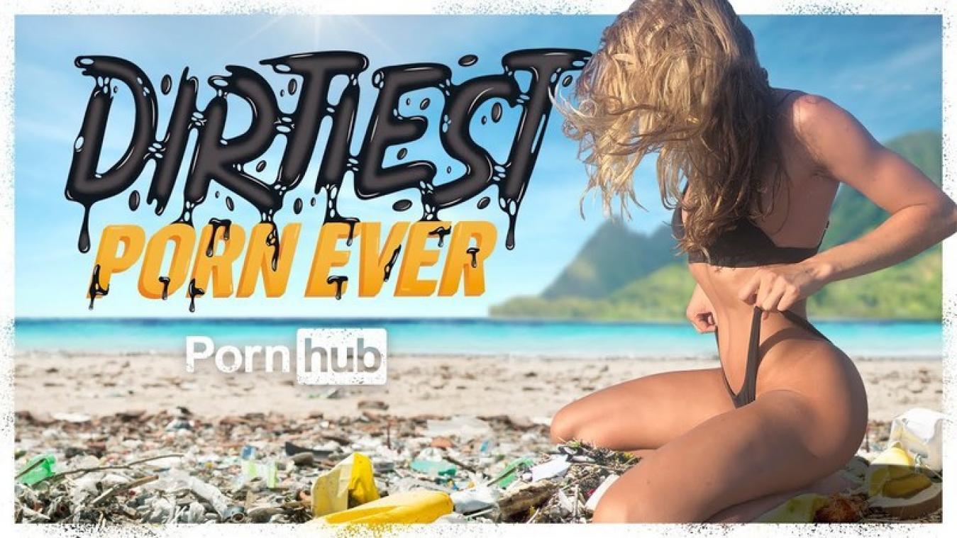 VIDEO. Pornhub wil stranden opruimen met "vuilste porno ooit"