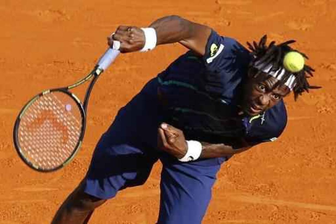 Gaël Monfils is laatste halvefinalist van ATP Monte Carlo