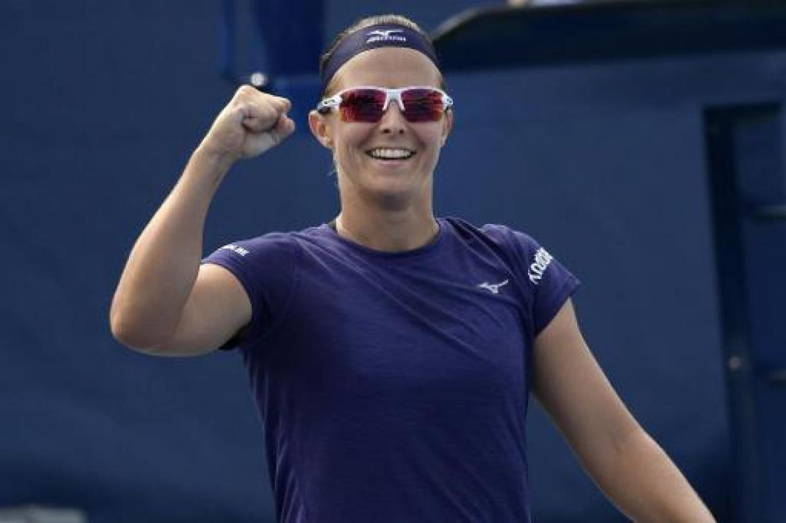 US Open - Kirsten Flipkens naar tweede ronde gemengd dubbel
