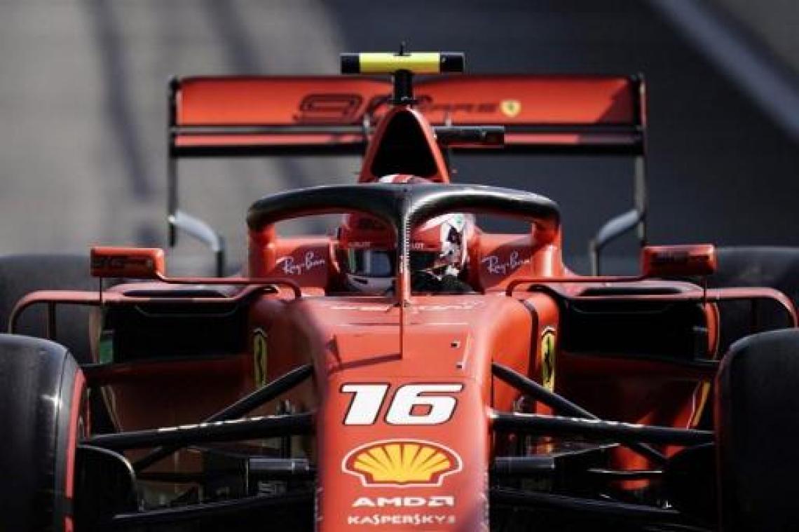 Charles Leclerc pakt de pole voor GP van België
