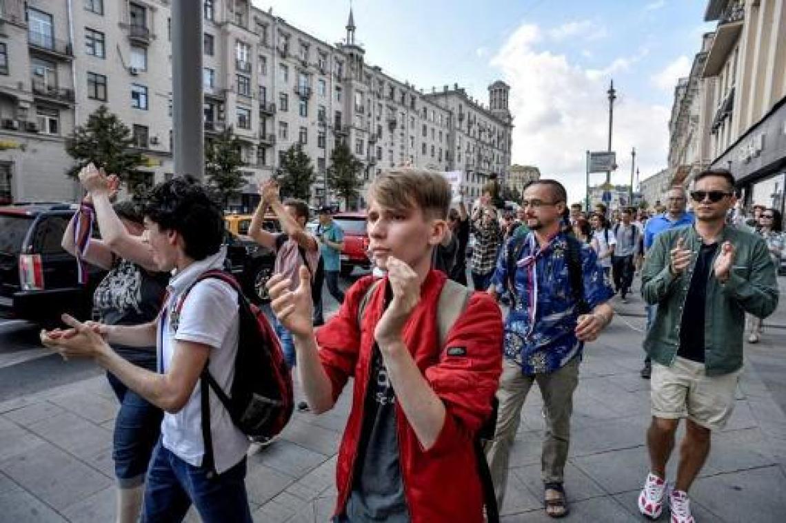 Opnieuw duizenden betogers op straat in Moskou