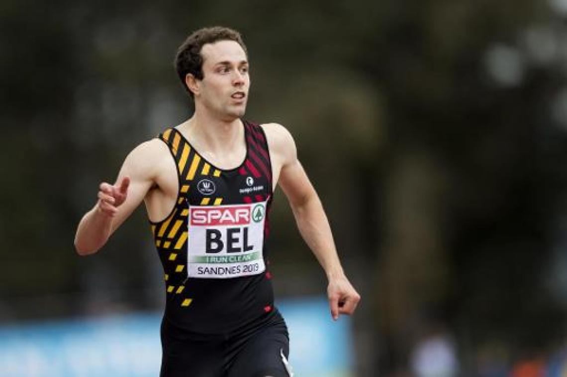 BK atletiek - Robin Vanderbemden is snel op 200 meter, Jonathan Borlée maakt mindere beurt