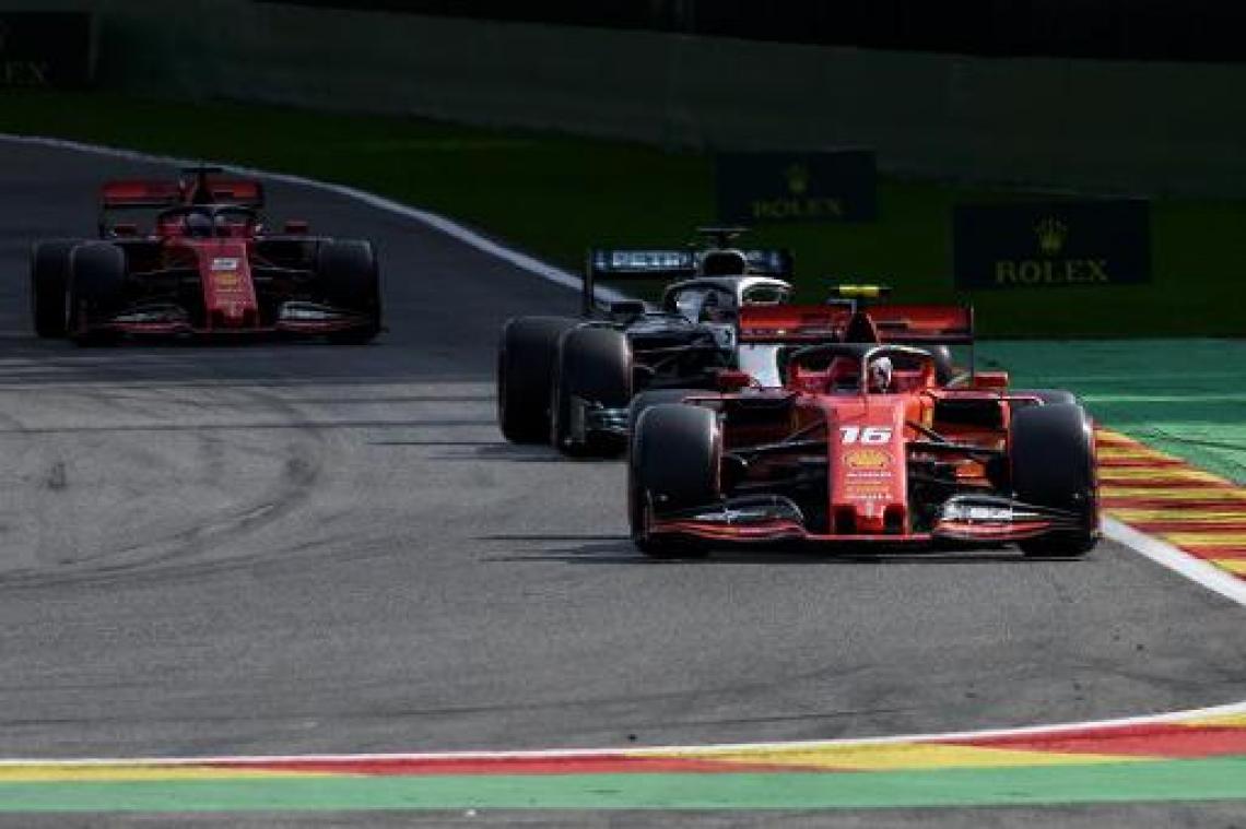 F1 - GP van België - Grote Prijs van België gaat zondag door