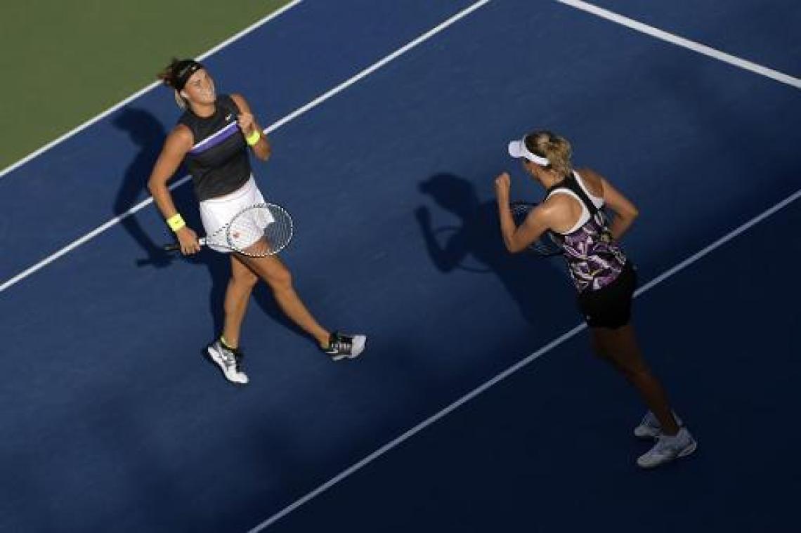 US Open - Elise Mertens naar kwartfinales dubbelspel