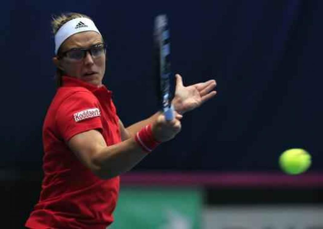 Kirsten Flipkens verliest Fed Cup-openingsmatch tegen Krunic