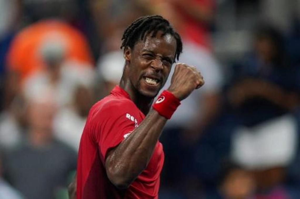US Open - Gael Monfils in ijltempo naar kwartfinales